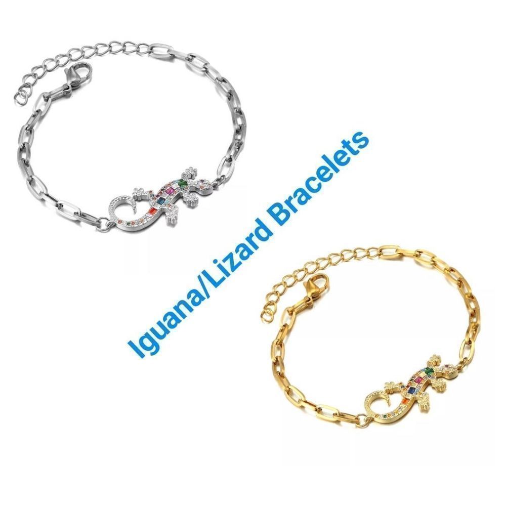 Iguana/Lizard Bracelets Stainless Steel